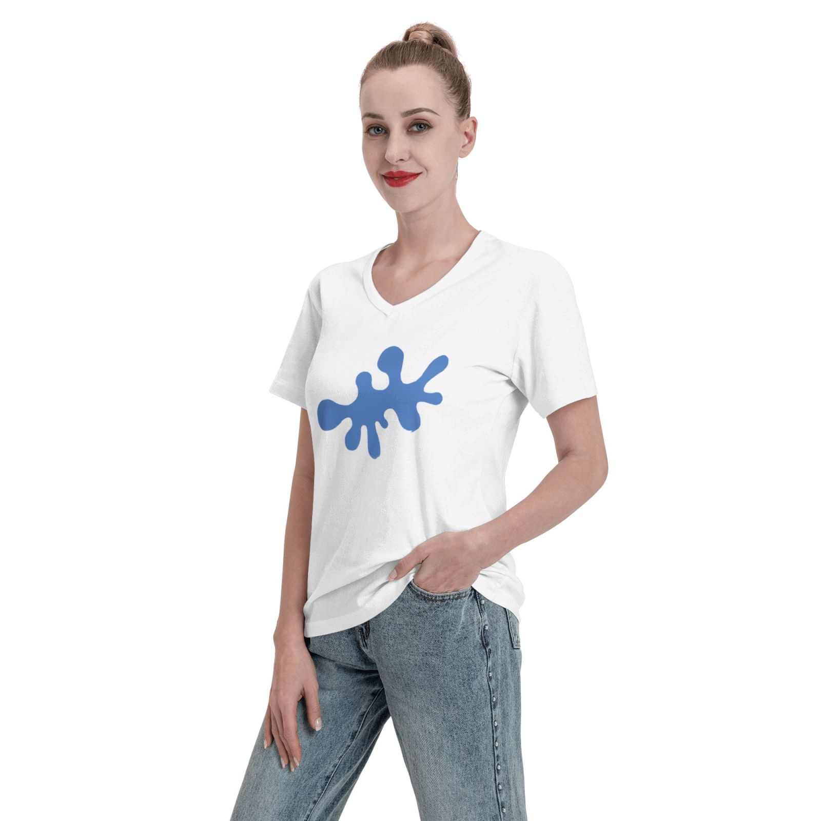 Women's V Neck T Shirts