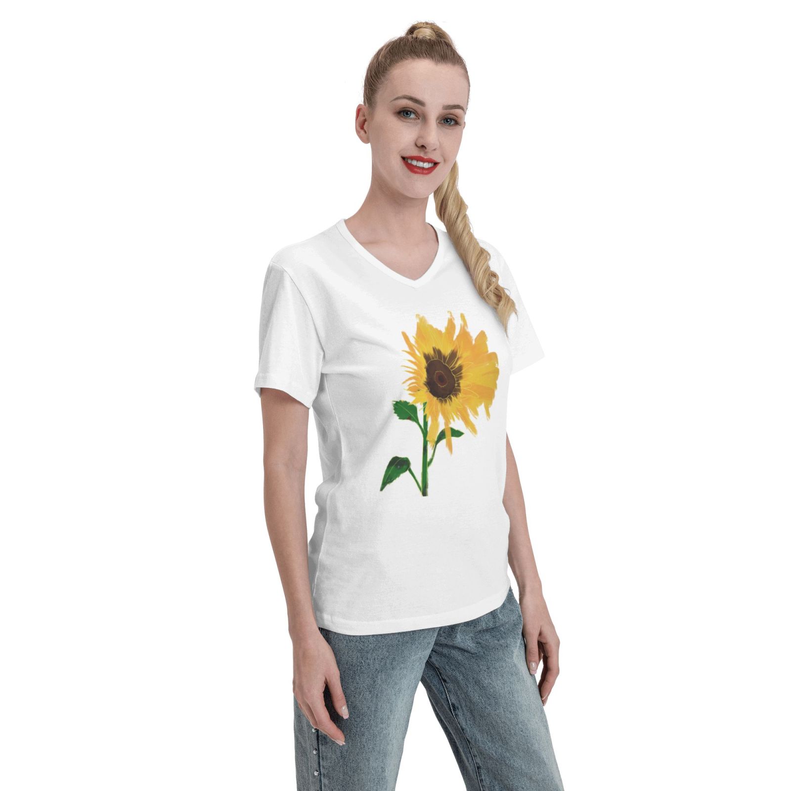 Women's V Neck T Shirts