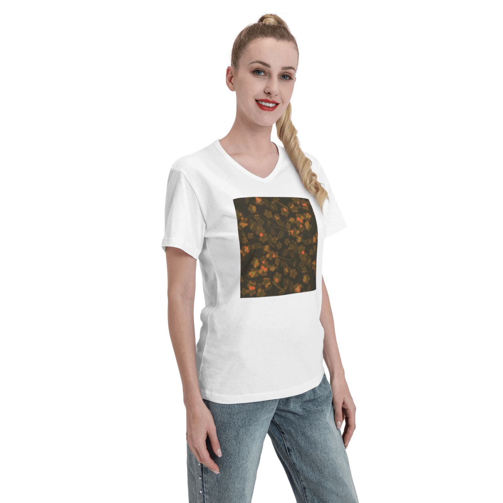 Women's V Neck T Shirts