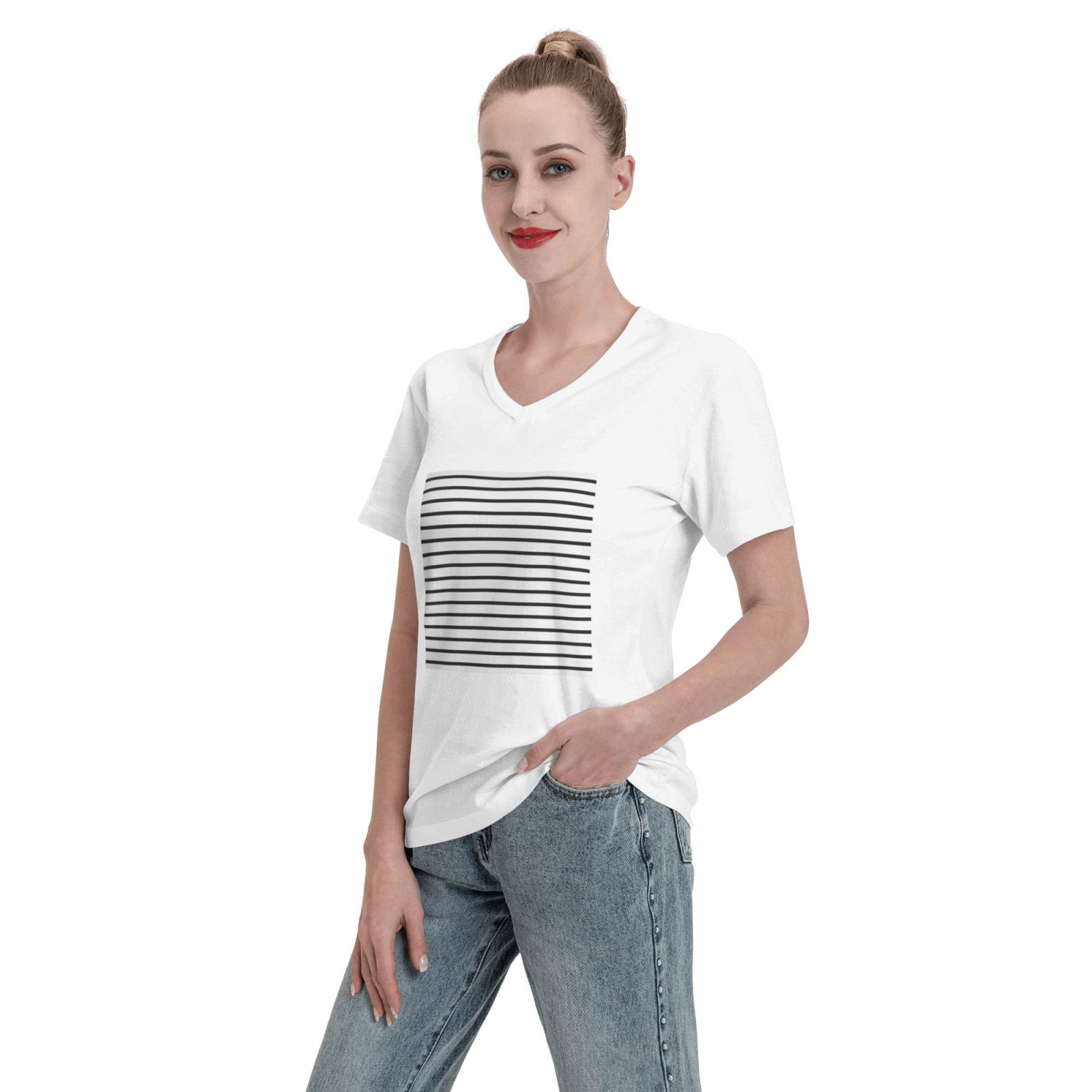 Women's V Neck T Shirts