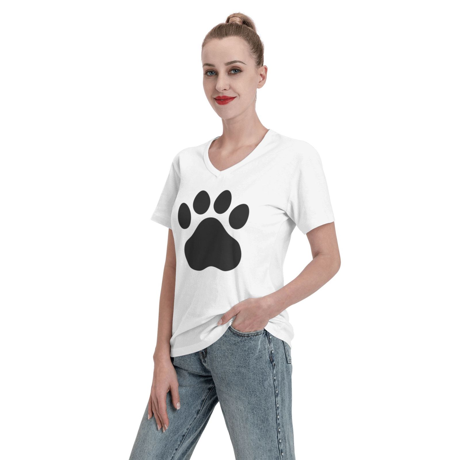 Women's V Neck T Shirts