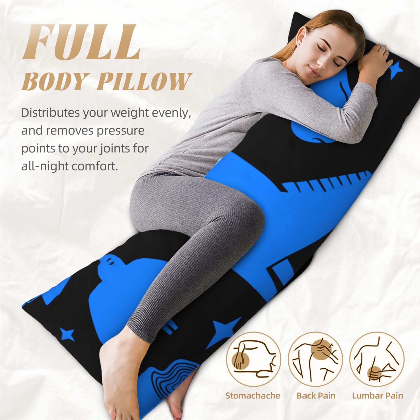 Long Body Pillowcase 20x60in