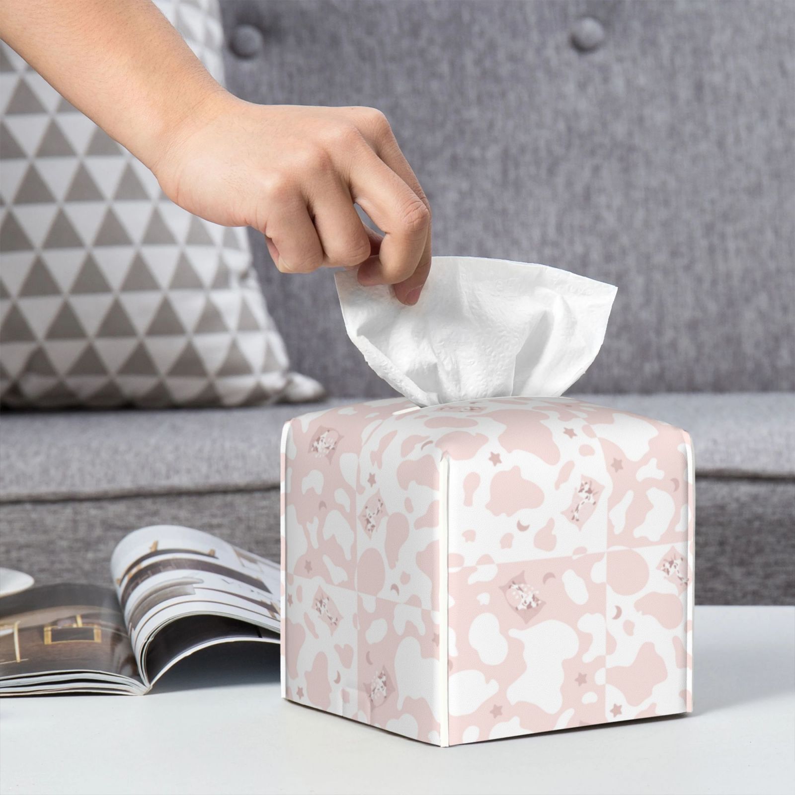 Leather Tissue Box