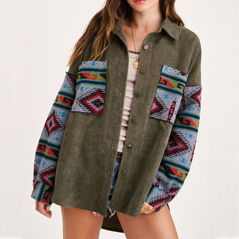 Printed Long-sleeves Jacket